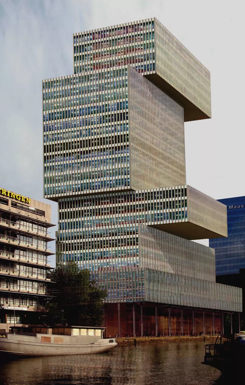 vue de face boompjes