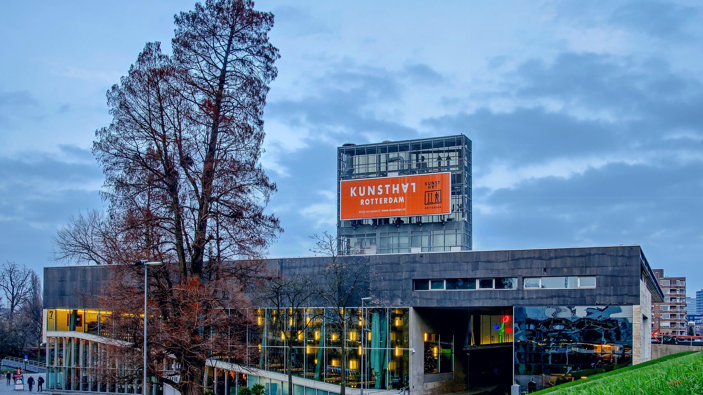 vue de loin du bâtiment kunsthal